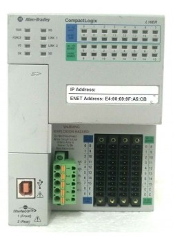 Allen Bradley CompactLogix 384KB DI/O Controller 1769-L16ER-BB1B / A FW: 1.003