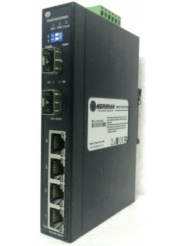 MERIDIAN Technologies US6GT4GX2POEH Hardened Unmanaged Ethernet Switch